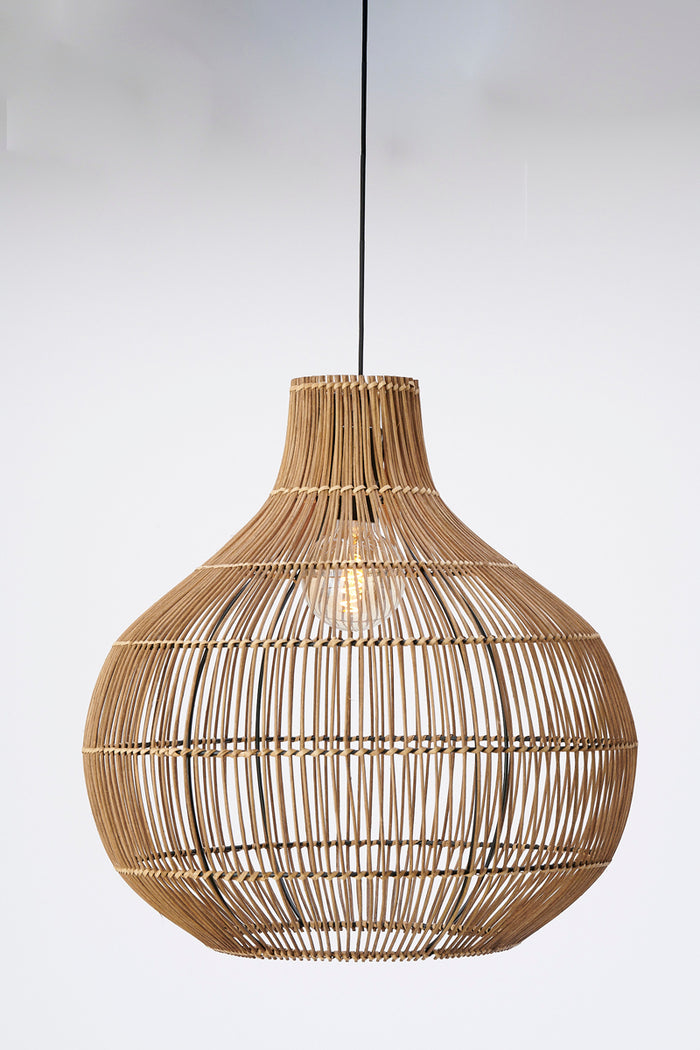 Light&living Hanglamp Ø50x51,5 cm PACINO rotan donker bruin
