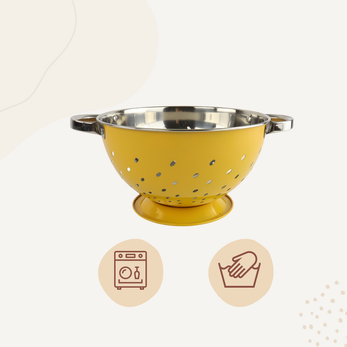 Orange85 Vergiet 3.9L RVS Okergeel met Handvat