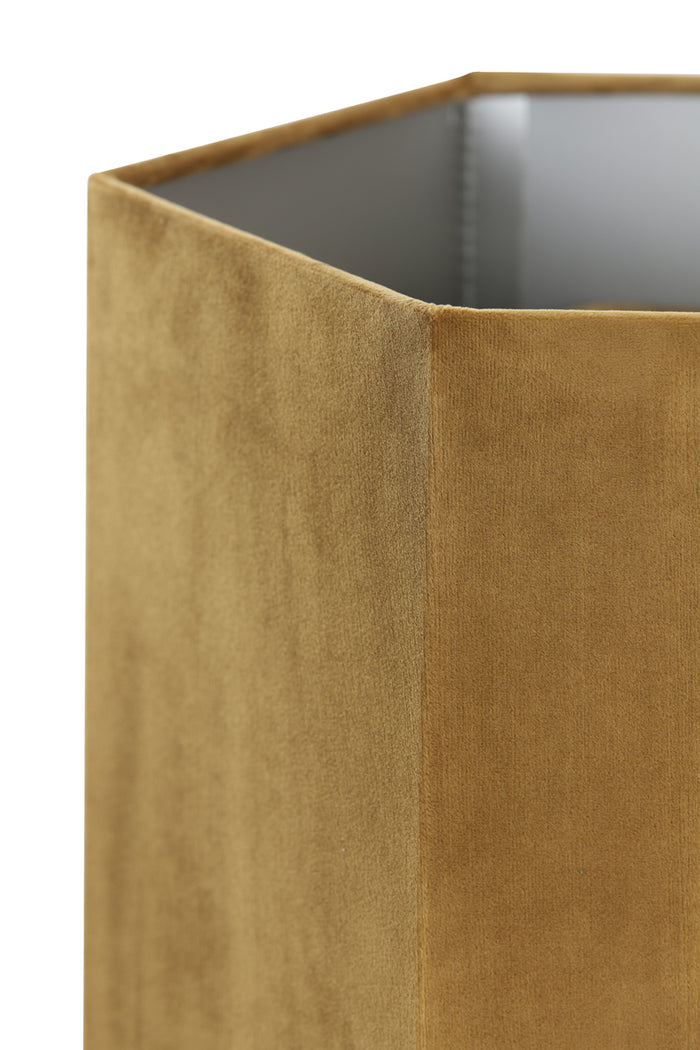 D - Light & Living - Lampenkap VELOURS - Ø30x35cm - Bruin