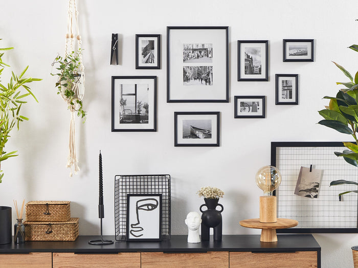 Beliani - GARANGO - Fotolijst - Zwart - Staand, Liggend - MDF