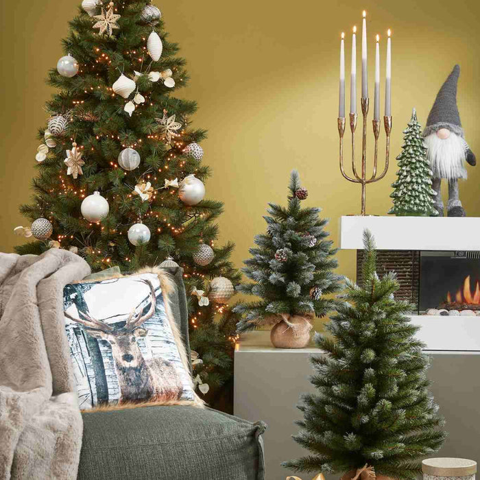 Triumph Tree Forest Frosted Kunstkerstboom Smal - H215 x Ø117 cm Groen