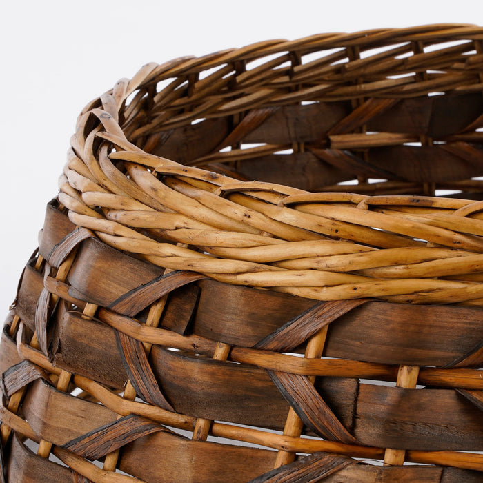 House of Seasons Lorens Kerstboommand - H28 x Ø65 cm - Lichtbruin