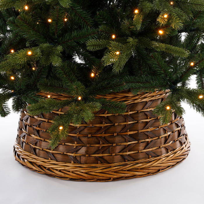 House of Seasons Lorens Kerstboommand - H28 x Ø65 cm - Lichtbruin