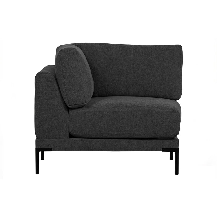 vtwonen Couple Hoek Element - Polyester - Donkergrijs - 89x100x100