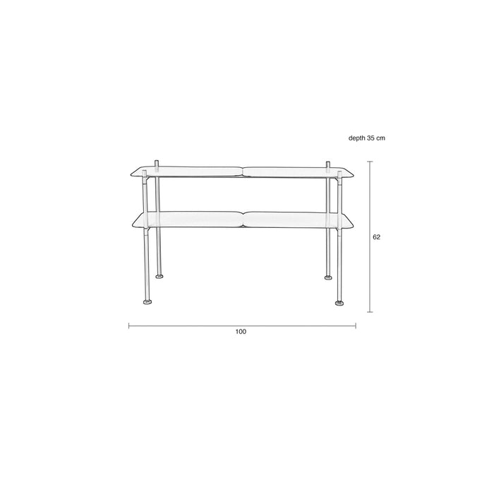 Zuiver River Kast L Ocean Blue