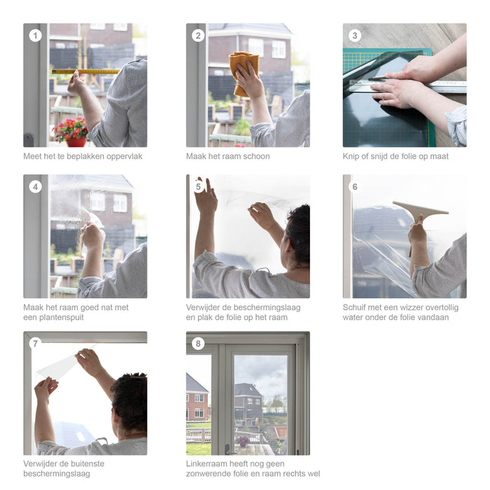 d-c-fix | Zonwerende Folie Statisch - Doorzichtig - 200x90 cm