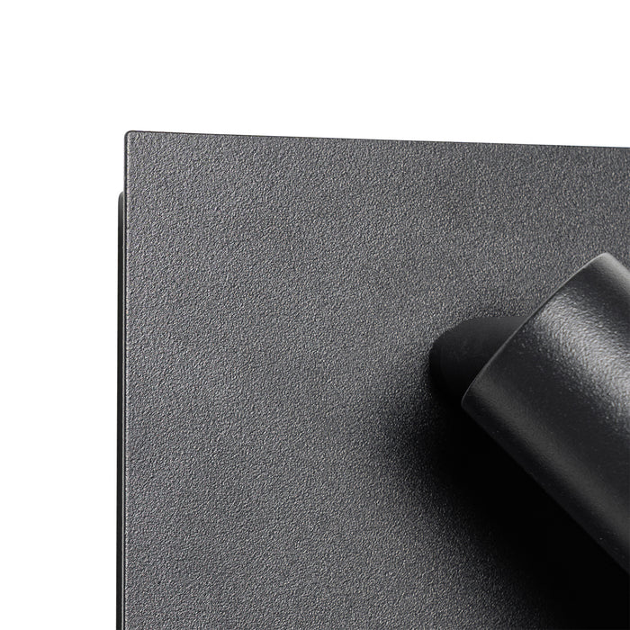 QAZQA Buiten wandlamp zwart incl. LED IP54 bewegingssensor - Simon