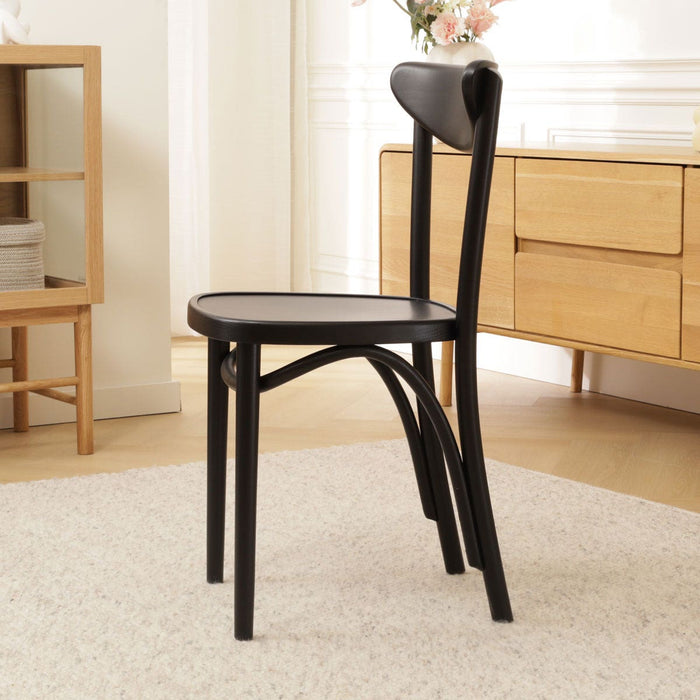 Fameg Musa Houten Bistrostoel Zwart