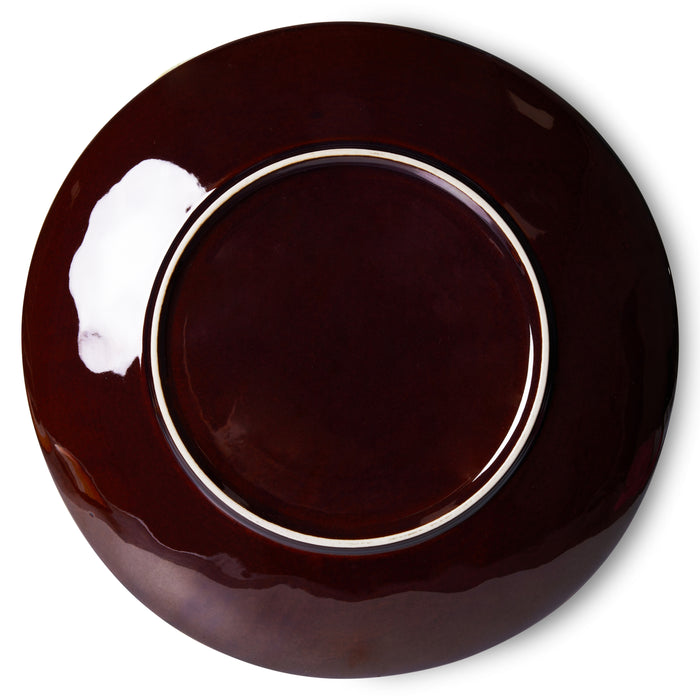 HKliving 70's Dinerbord Ø 29 cm - Set van 2 - Retro Wave