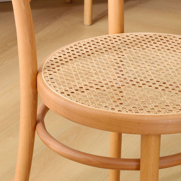 Fameg Vienna Thonet No.14 Houten Bistrostoel Naturel - Rotan Zitting
