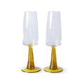 HKliving Champagneglas 0,29 L - Set van 2