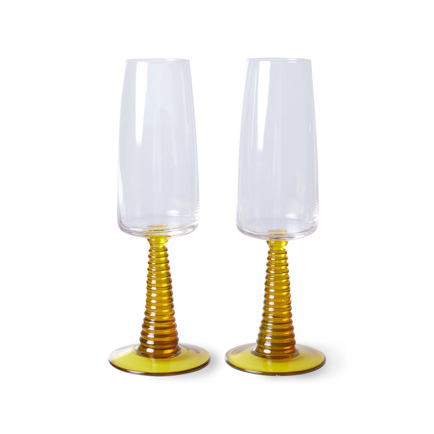 HKliving Champagneglas 0,29 L - Set van 2