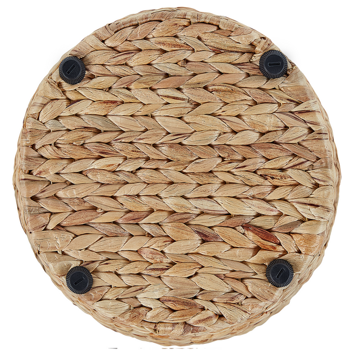 Beliani - PLAKA - Bloempot set van 3 - Natuurlijk - Waterhyacinth