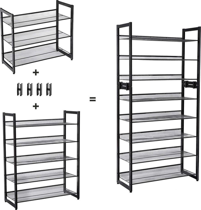 Songmics - Schoenenrek - 5 Laags - 20 Paar Schoenen