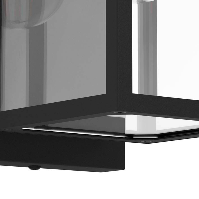 EGLO Budrone Wandlamp Buiten - E27 - 27 cm - Zwart