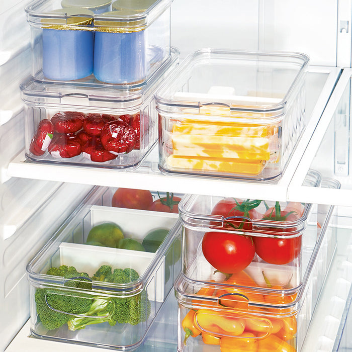 Opbergbox Koelkast, 32.5 x 16.3 x 10 cm, Kunststof, Transparant - iDes