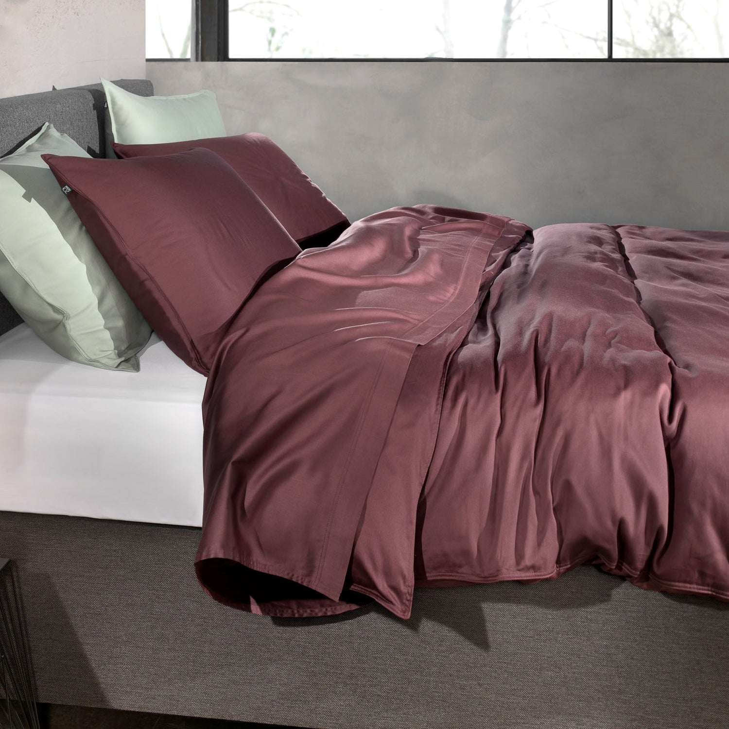 Zo!Home Satinado Dekbedovertrek 260 x 200/220 cm - Mauve