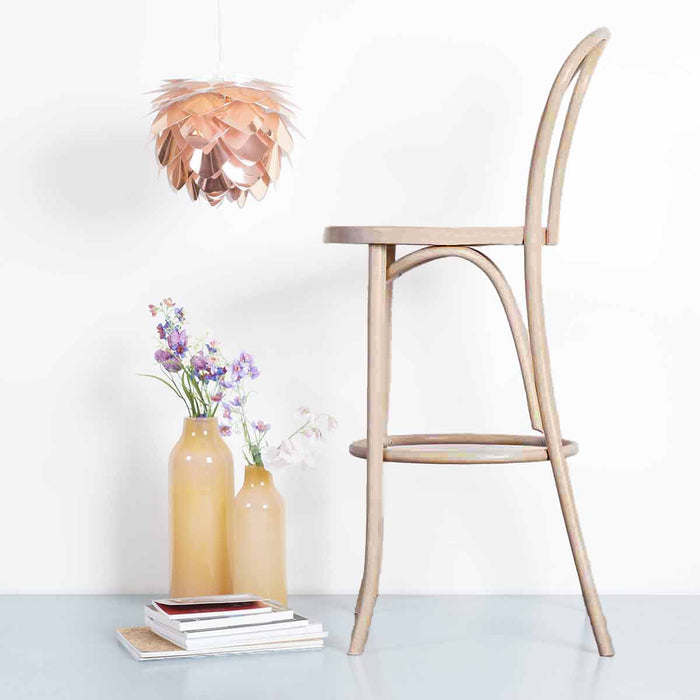 Fameg Vienna Thonet No. 18 houten barkruk whitewash - 75 cm