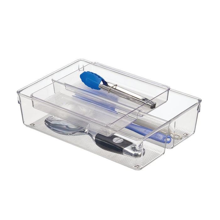 Lade Organizer, 4 Vakken, 20.3 x 31.1 x 8.3 cm, Set van 2 Stuks, Kunst