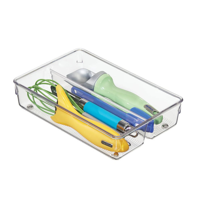 Lade Organizer, 6 Vakken, 34.8 x 34.3 x 5.1 cm, Kunststof, Transparant