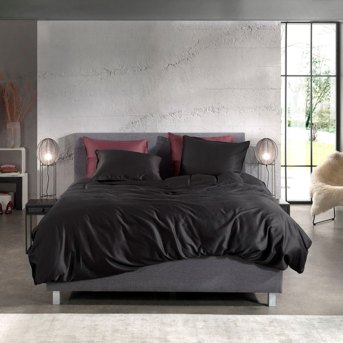 Zo!Home Satinado Dekbedovertrek 260 x 220 cm - Night Black