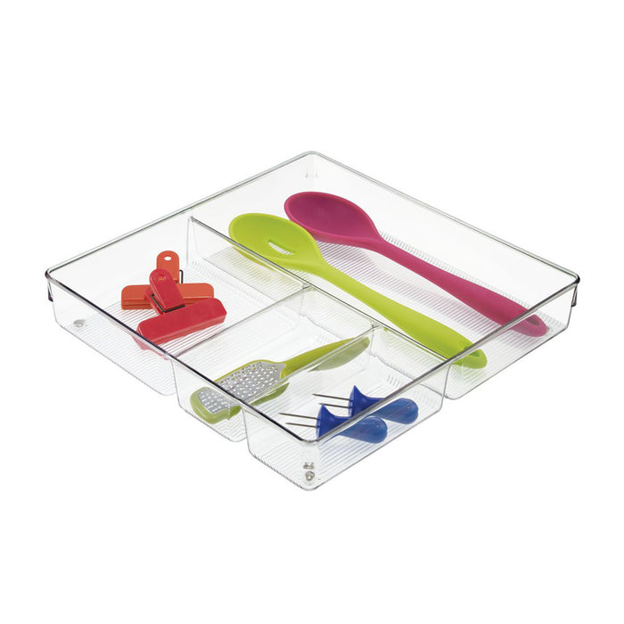 iDesign - Lade Organizer, 2 Vakken, 15.2 x 30.5 x 5.1 cm, Kunststof, T