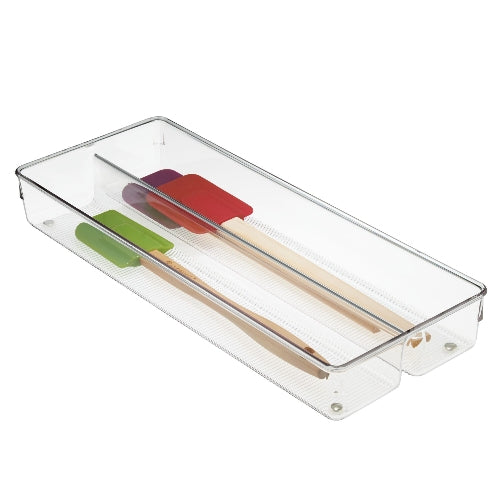 iDesign - Lade Organizer, 2 Vakken, 15.2 x 38.1 x 5.1 cm, Kunststof, T