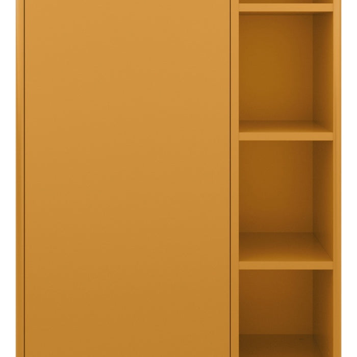 Tenzo Color Bath Badkamerkast met Vakken Mosterd