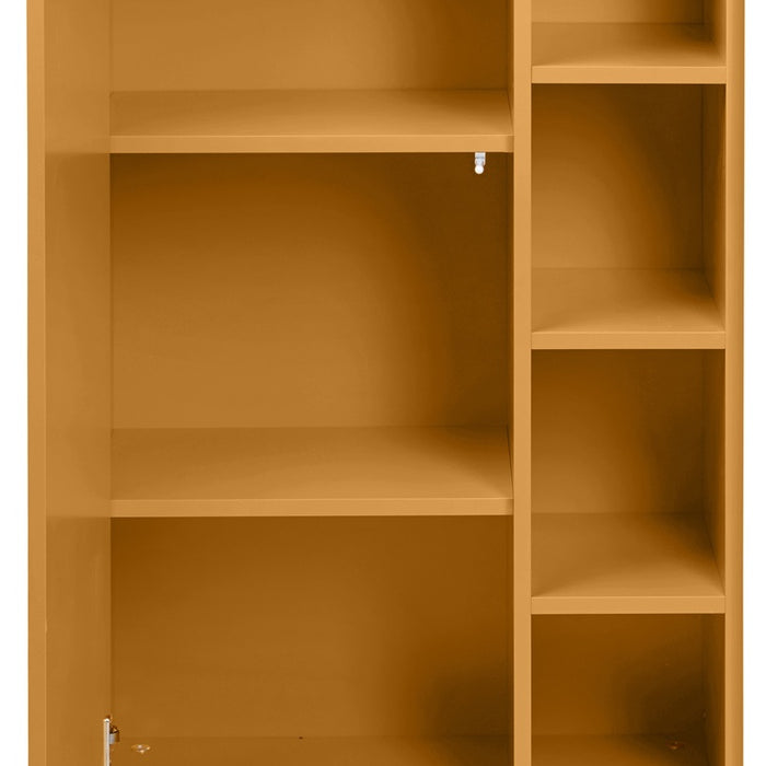 Tenzo Color Bath Badkamerkast met Vakken Mosterd