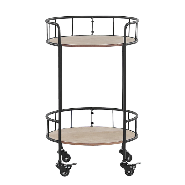 Beliani - HIKO - Keukentrolley - Zwart - Metaal