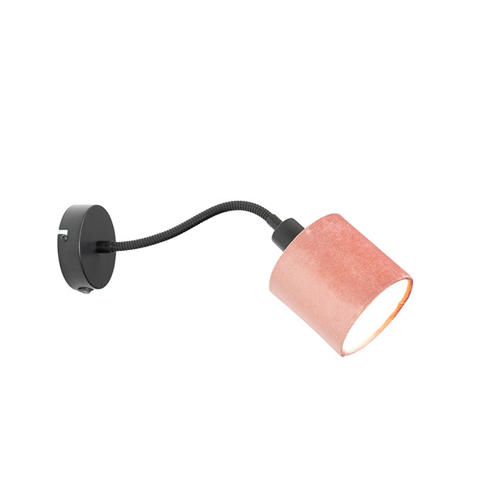 QAZQA Wandlamp merwe - Roze - Modern - L 10cm