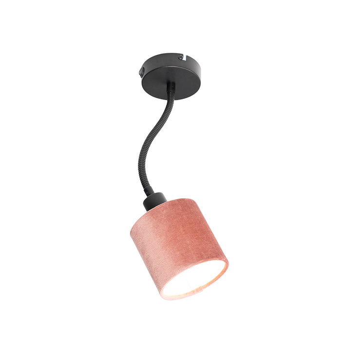QAZQA Wandlamp merwe - Roze - Modern - L 10cm