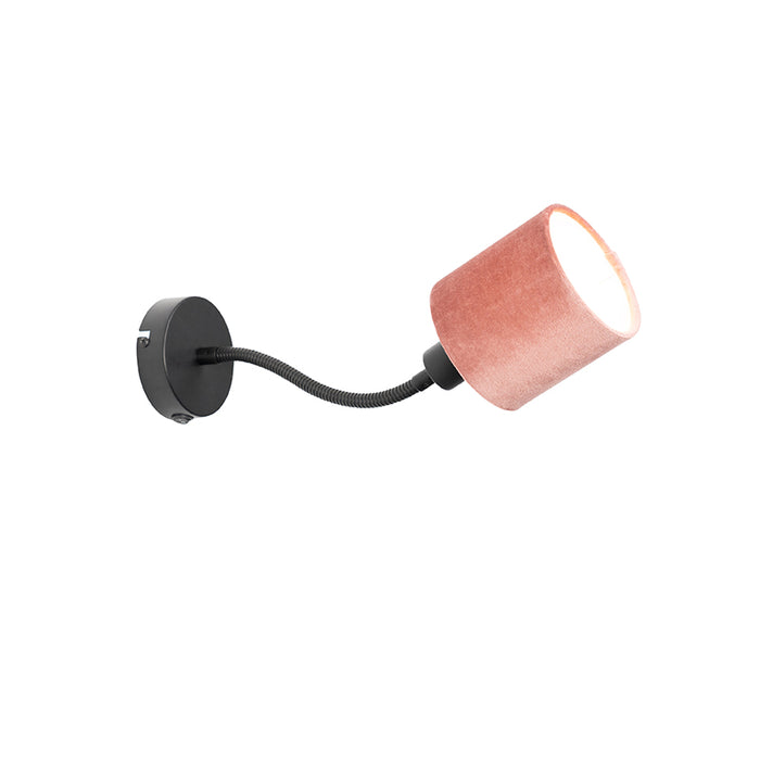 QAZQA Wandlamp merwe - Roze - Modern - L 10cm