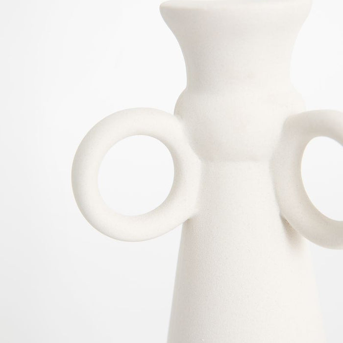 Sissy-Boy Hoge witte keramische kandelaar