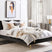 Beliani - FLAYAT - Tweepersoonsbed - Zwart - 160 x 200 cm - Fluweel