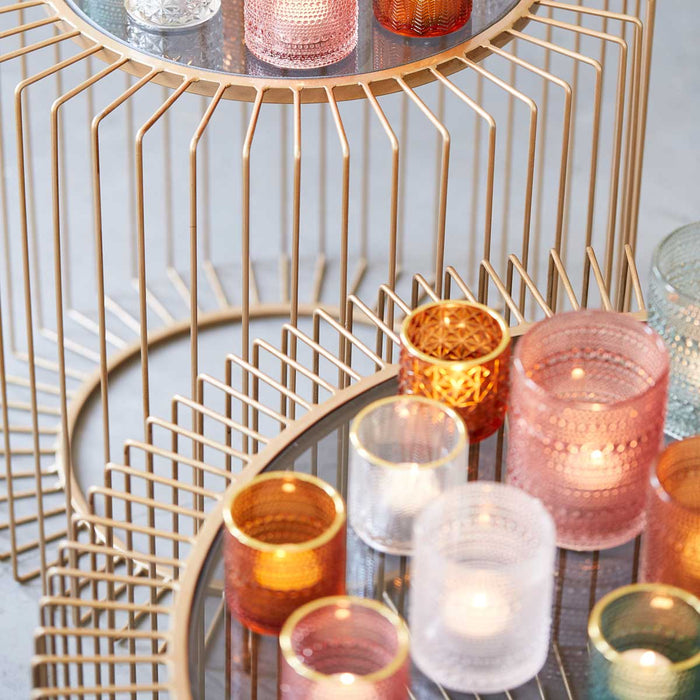 Riverdale - Salontafel Rocco goud 82cm - Goud