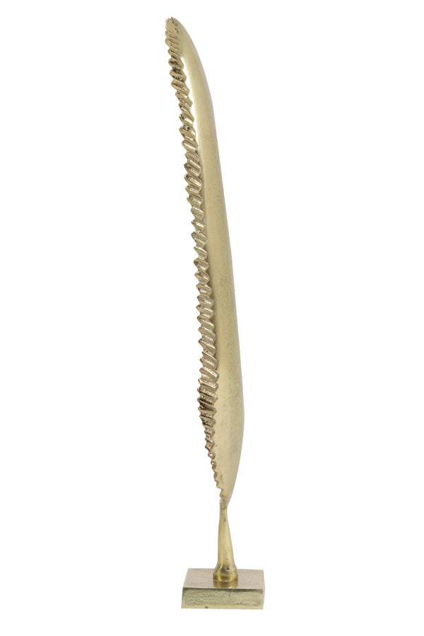 Light & Living - Ornament LEAF - 14x8x56cm - Goud