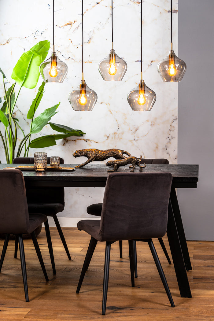 Light & Living - Hanglamp RAKEL - 104x20x120cm - Brons