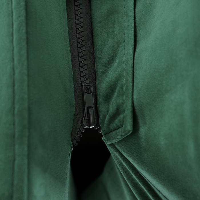 Beliani - MELLE - Tweepersoonsbed - Groen - 180 x 200 cm - Fluweel