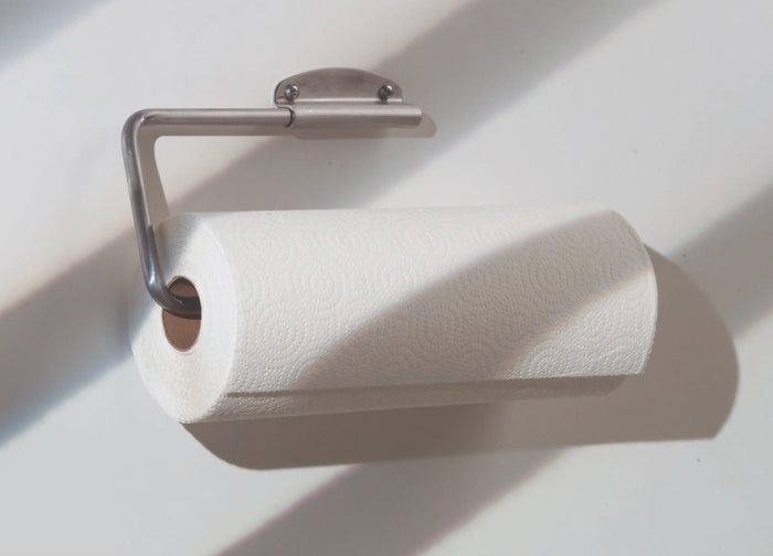 Keukenrolhouder, 2.5 x 34.3 x 14 cm, Hangend, RVS, Zilver - iDesign |