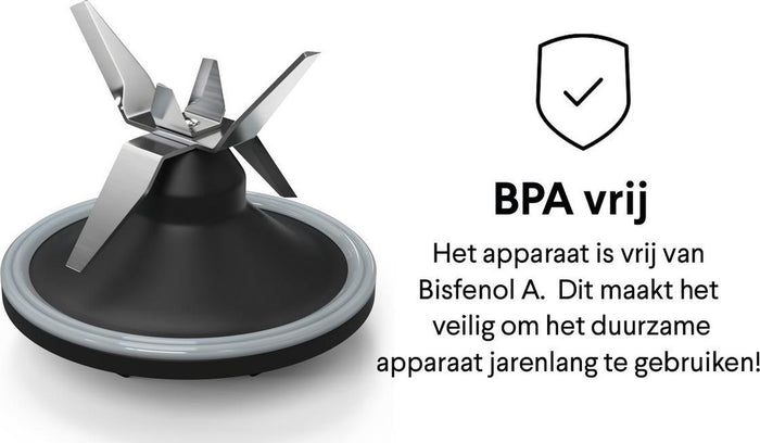 StangVollby blender - 1500 ml - zwart