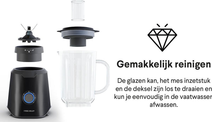 StangVollby blender - 1500 ml - zwart