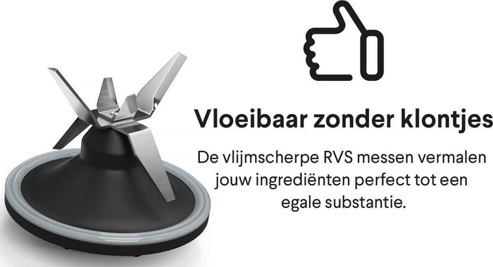 StangVollby blender - 1500 ml - zwart