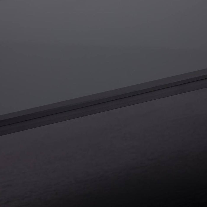 Goossens Sidetable Arvid in Glas zwart