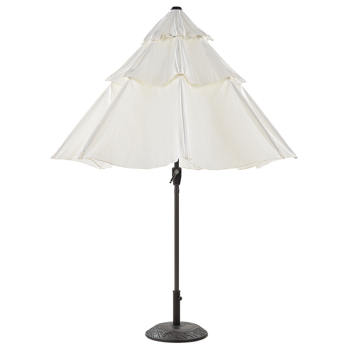 Beliani - BIBIONE - Parasol - Beige - 270 cm - Polyester