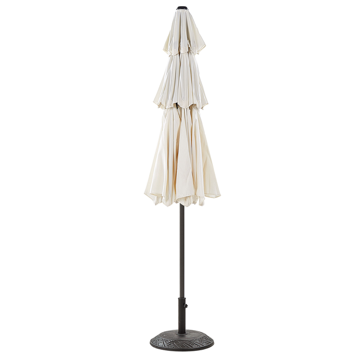 Beliani - BIBIONE - Parasol - Beige - 270 cm - Polyester