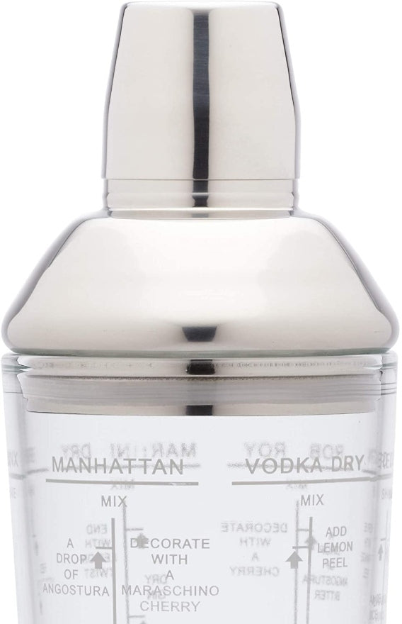 Boston Cocktailshaker, 0.7 L, Glas - BarCraft