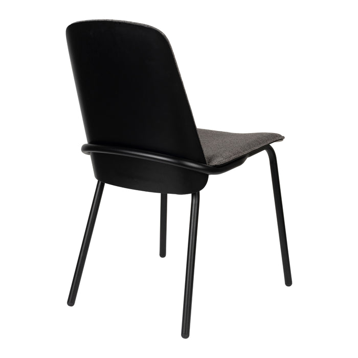 Zuiver Clip Stoel Zwart/Grijs