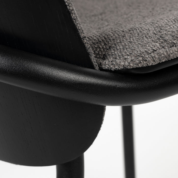 Zuiver Clip Stoel Zwart/Grijs