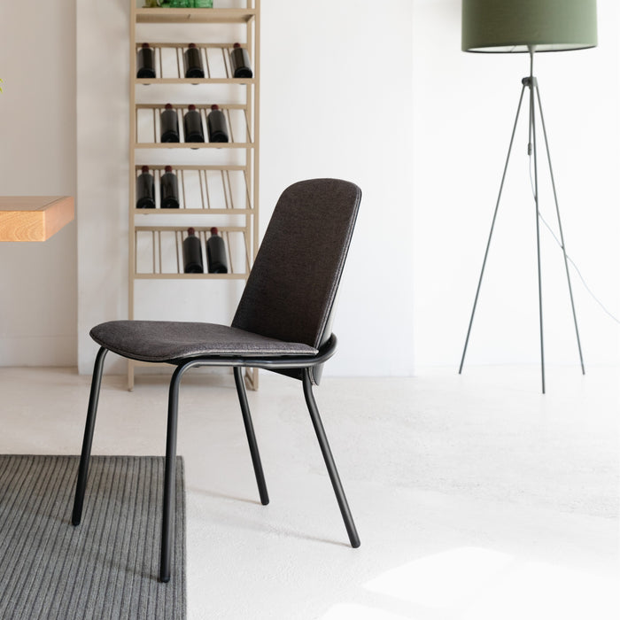 Zuiver Clip Stoel Zwart/Grijs